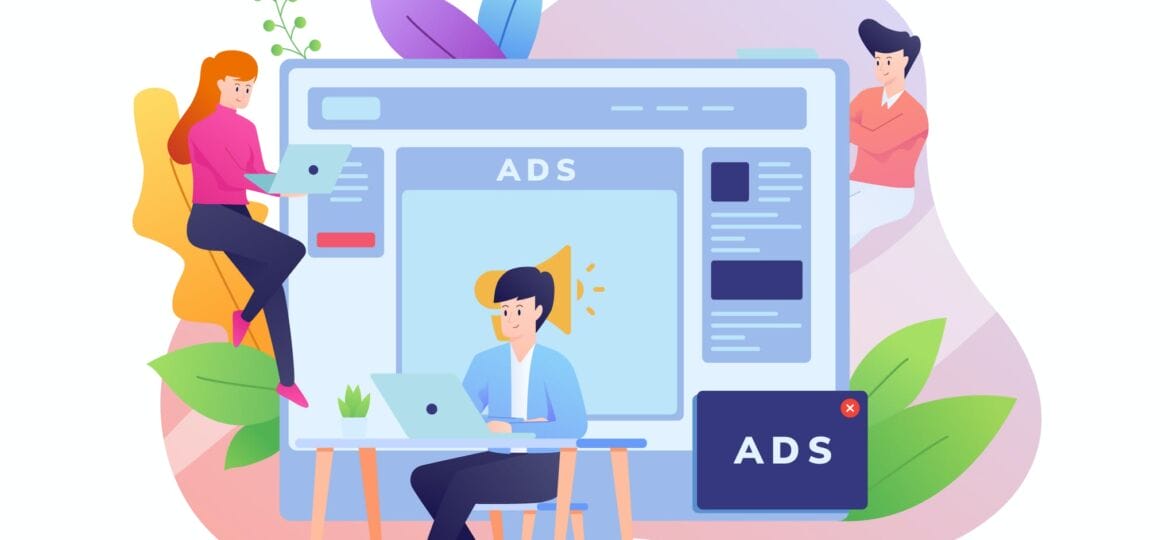 Online Advertising Illustration