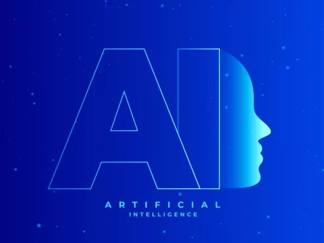 artificial intelligence sci fi tech concept background design