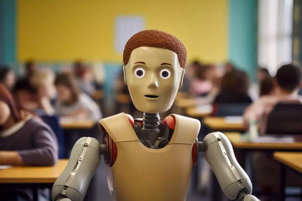 viewfuturisticrobotschoolenvironment Psycray